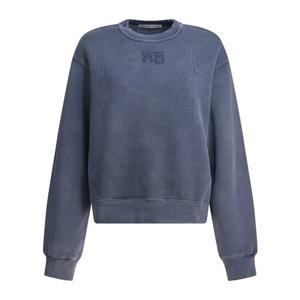 알렉산더왕 퍼프 페인트 로고 크루넥 맨투맨 4CC3241518 402D