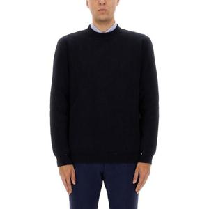 골든구스 남성 네이비 라운드넥 긴팔니트 GMP00839_P00066250486