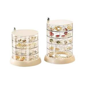 악세서리 보관함 반지 귀걸이 회전 소품 정리함 4단