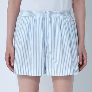 25 FW 몽클레어 엘라스틱 밴딩 웨이스트 스트라이프 나일론 쇼츠 2B00006 598S1 F00