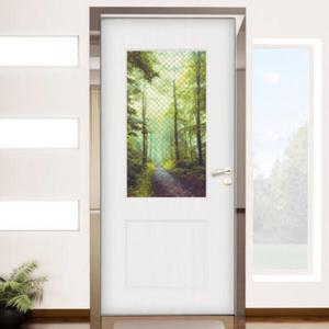 아트박스/꾸밈 ce152-모던사선라인(숲속으로)_현관문시트지