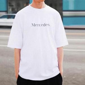 아트박스/세븐퍼센트 메르세데스 남여공용 오버핏 라운드 반팔티