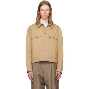 25 FW 톰브라운 남성 카키 백스트랩 유틸리티 재킷 252381M177002