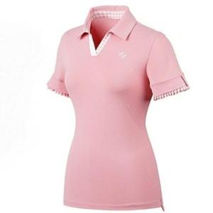 엘르골프 세이브존01 여성 에리 오픈형 폴로 티셔츠 6I45212 400