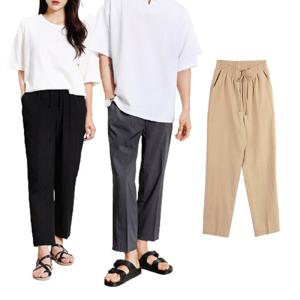 [리빌모아]남여공용 시원한 쿨 밴딩 팬츠 LD2-PTS-LD677M-베이지