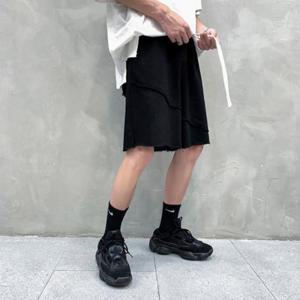 [리빌모아]남자 라인 커팅 편한 반바지 LD2-PTH-LD639-블랙