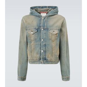 아크네 후드 데님 재킷 P01066404