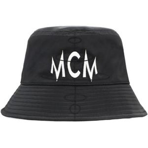 MCM 로고 자수 버킷햇 MEHDAMM04 BK TP942549473