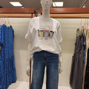 수스 HC04 고양이 박시핏 티셔츠 S252BTS557