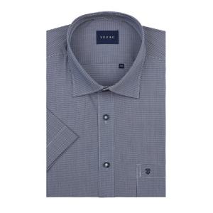 기본핏 반팔 체크 스판 셔츠 YJEMBR213-N