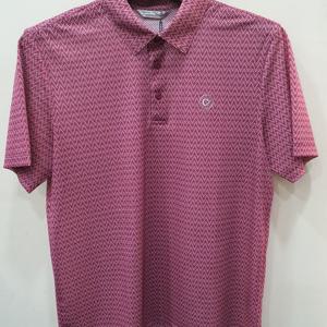 [크로커다일남성]트라이앵글 프린트 카라티(CDA-AB-TS2486)_CA