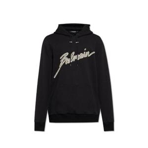 발망 레터 엠벨리시드 드로스트링 후드 티셔츠 EH1JT240PC70 EAW TP942871500