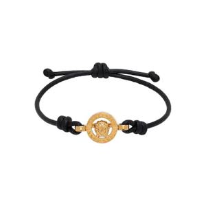 25 FW 베르사체 여성 메두사 95 가죽 브레이슬릿 252404F020004
