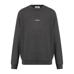 스톤아일랜드 다크 그레이 오버사이즈 스웨트셔츠 K2S156100018