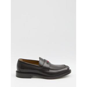 GUCCI Black leather loafer 8381362243
