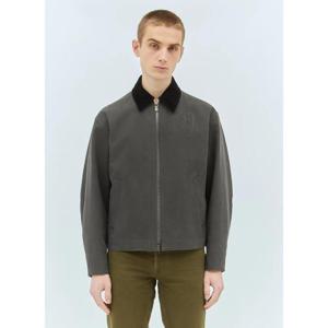25 FW 버버리 남성 면 캔버스 재킷 bur0158001gry