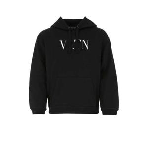 Valentino VLTN 로고 프린트 긴팔 후드티 VV3MF14F3TV 0NO TP943938120