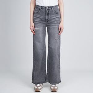 [게스]게스 여성 청바지 구제 와이드 그레이 YO6D5035