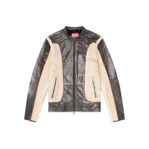 25 FW 디젤 L Evert 레더 바이커 재킷 A185870HGBU TP439223768