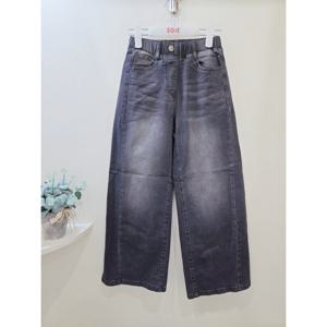 [소이]커버 롱와이드 블랙 진 25F0256_OD