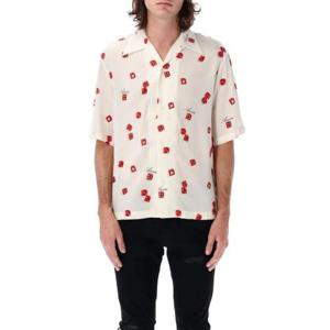 아미리 장식 프린트 반팔 셔츠 AMSTCA10930 271 TP934821806