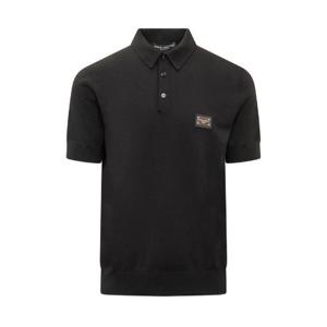 Dolce   Gabbana 로고 장식 반팔 폴로 셔츠 GXO38TJCVC7 N0000 TP934620702