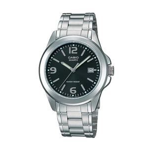 카시오 MTP-1215A-1A 남성 라운드 아날로그 메탈 손목 시계