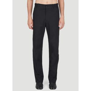 25 FW 랑방 남성 신축성 있는 허리밴드 슈트 팬츠 lnv0153003blk