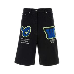 오프화이트 숏팬츠 OMYC014S23DEN003 1069 Black