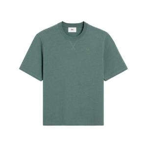 AMI Paris 아미 드 꾀흐 로고 티셔츠 H24UTS040JE0090