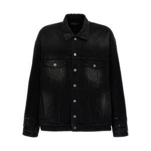 Balenciaga 디컨스트럭티드 스트레이트 헴 데님 재킷 767943TNW11 1672 TP944253646