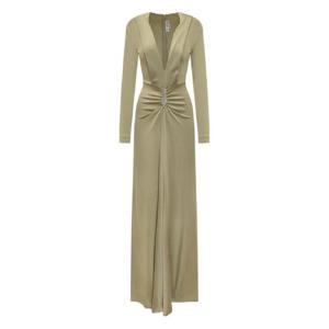 25 FW 빅토리아베컴 V넥 장식 이브닝 드레스 1325WDR006596A TP439321111