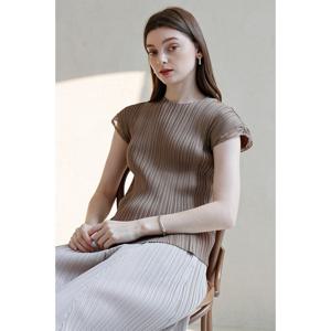 [요이츠]레이스 슬리브 플리츠 프렌치 블라우스_YJ05WNPBL07_MC1