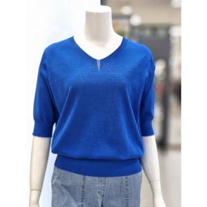 화이트호스 세이브존05 작은 사이즈 기본 V넥 여름소재 티셔츠 A252407