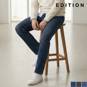 [에디션] 스탠다드 슬림핏 워싱 데님팬츠 (NND5DP1991_A)
