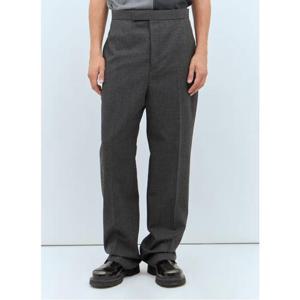 25 FW 톰브라운 히든 웨이스트 스트랩 테일러드 팬츠 그레이 MTC226A F0582 025