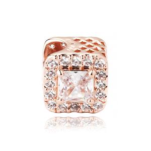 판도라 786206CZ 스퀘어 스파클 헤일로 참