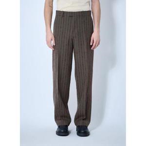 25 FW 버버리 남성 스트라이프 울 테일러드 팬츠  bur0159016brn