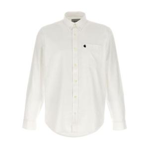 칼하트 WIP 긴팔 셔츠 I03079912HXX White