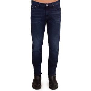 타미힐피거 다크 워시 슬림 핏 파이브 포켓 진 DM0DM17445 1BK