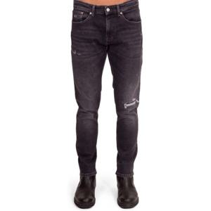 타미힐피거 디스트레스 슬림 핏 파이브 포켓 진 DM0DM17420 1BZ