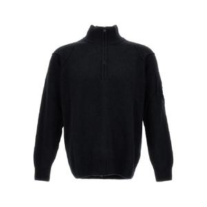 25 FW CP컴퍼니 하프 지퍼 렌즈 디테일 스웨터 RFCMKN709A110149A999 TP439934651