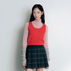 [랩]러브 장식 니트탑 베스트(AQ4KVA23)