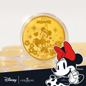 [디즈니] 24k 미니마우스 캐릭터 순금코인 0.1g + 프리미엄 가죽패키지