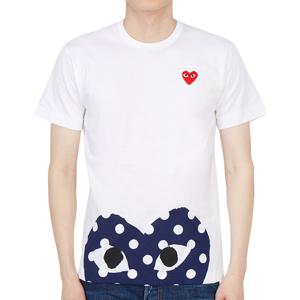 꼼데가르송 레드와펜 도트 반팔티셔츠 AZ T236 051 1 (남여공용)