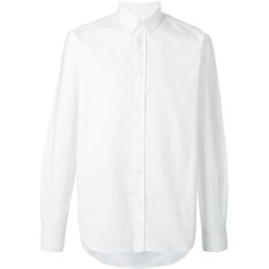 메종키츠네 화이트 코튼 버튼다운 셔츠 PM00121 KJ7025P100