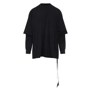 25 FW 릭오웬스 더블 레이어드 긴소매 스웨터 DU02E7266RN TP440380458