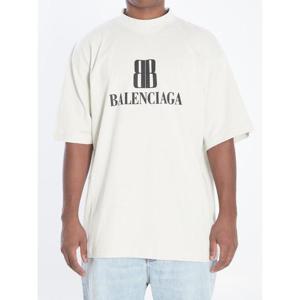 발렌시아가 반팔 티셔츠 5619549 764235 TSVU4 9012 GREY