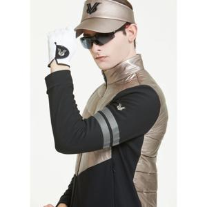 네버마인드올 남성 글리터링 패딩 오픈 자켓_NM01WJC112BR