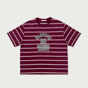 남성 씬 스트라이프 반팔 티셔츠_475(10530-031-646-45)